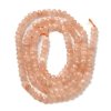 sz74 Kamień słoneczny fasetowany kamień naturalny kula 3mm pasmo 38cm